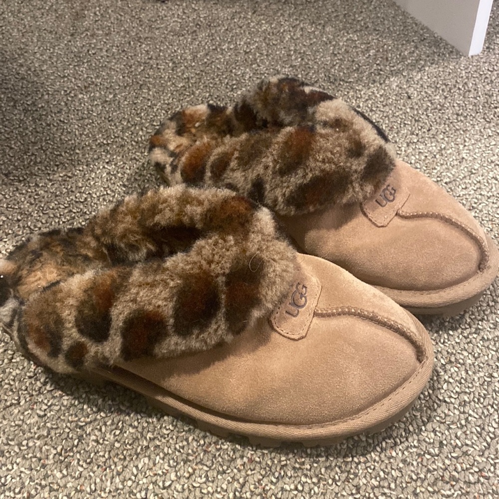 Cheetah ugh slippers